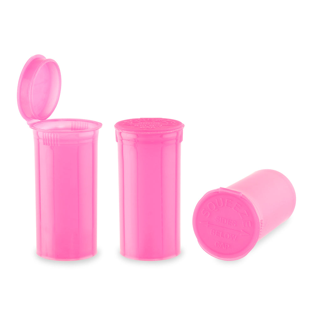 Loud Lock Plastic Pop Top - 13 Dram - 315pc - Child Resistant - Discreet Smoker