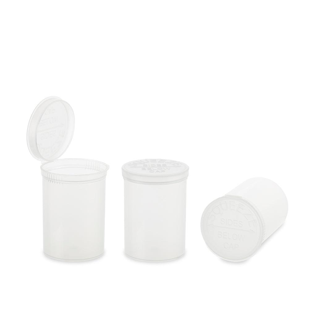 Loud Lock Pop Top Plastic Storage Vial Smell Proof Containers 30 Dram - 160ct - Discreet Smoker