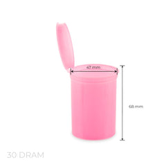 Loud Lock Pop Top Plastic Storage Vial Smell Proof Containers 30 Dram - 160ct - Discreet Smoker