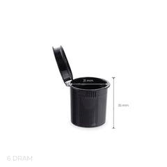 Loud Lock Child Resistant Pop Top Vials - 6 Dram - 600ct - Discreet Smoker