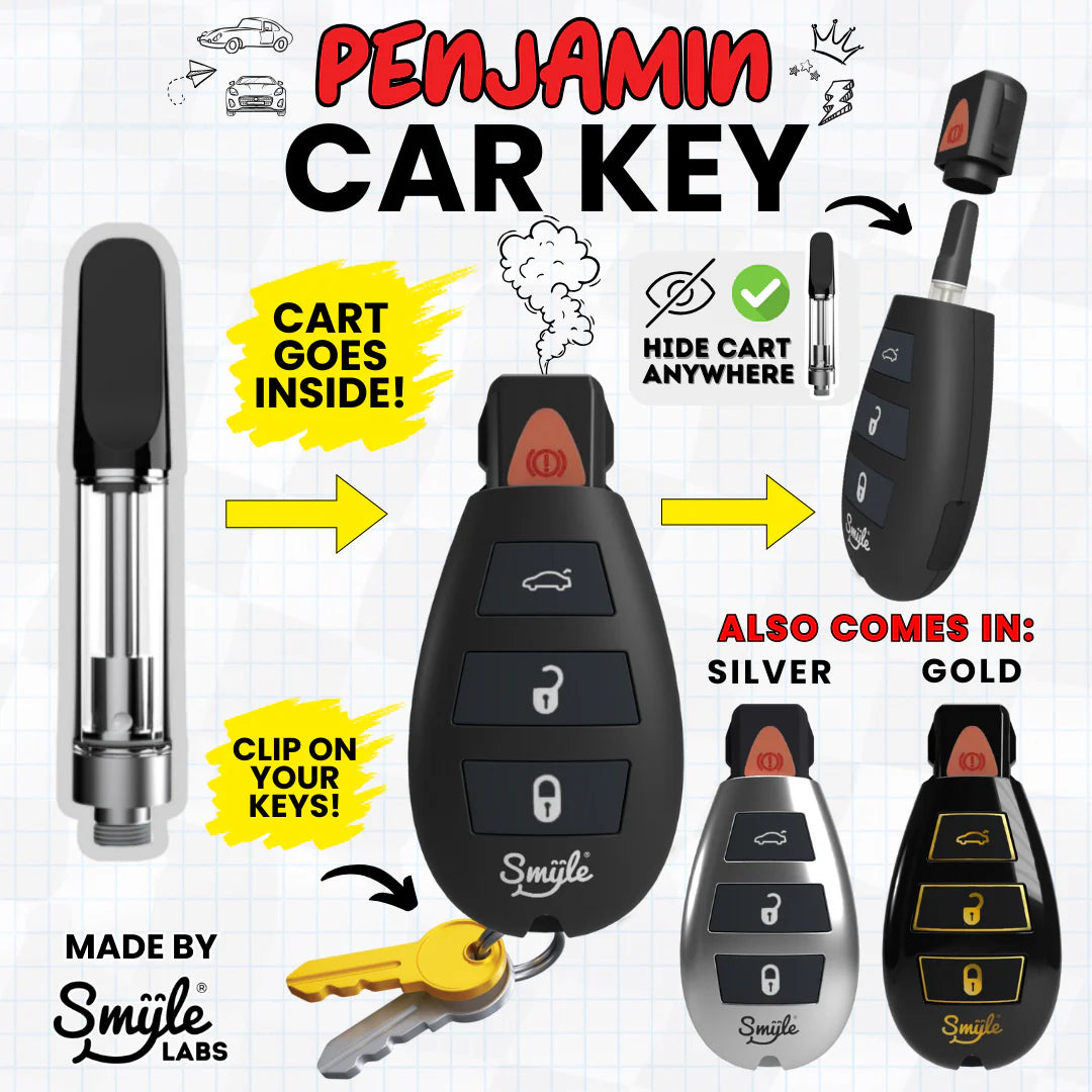 Car Key Penjamin Discreet 510 Battery - Discreet Smoker
