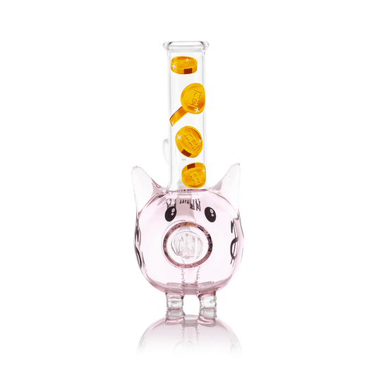 HEMPER - Piggy Bank Bong 7" - Discreet Smoker