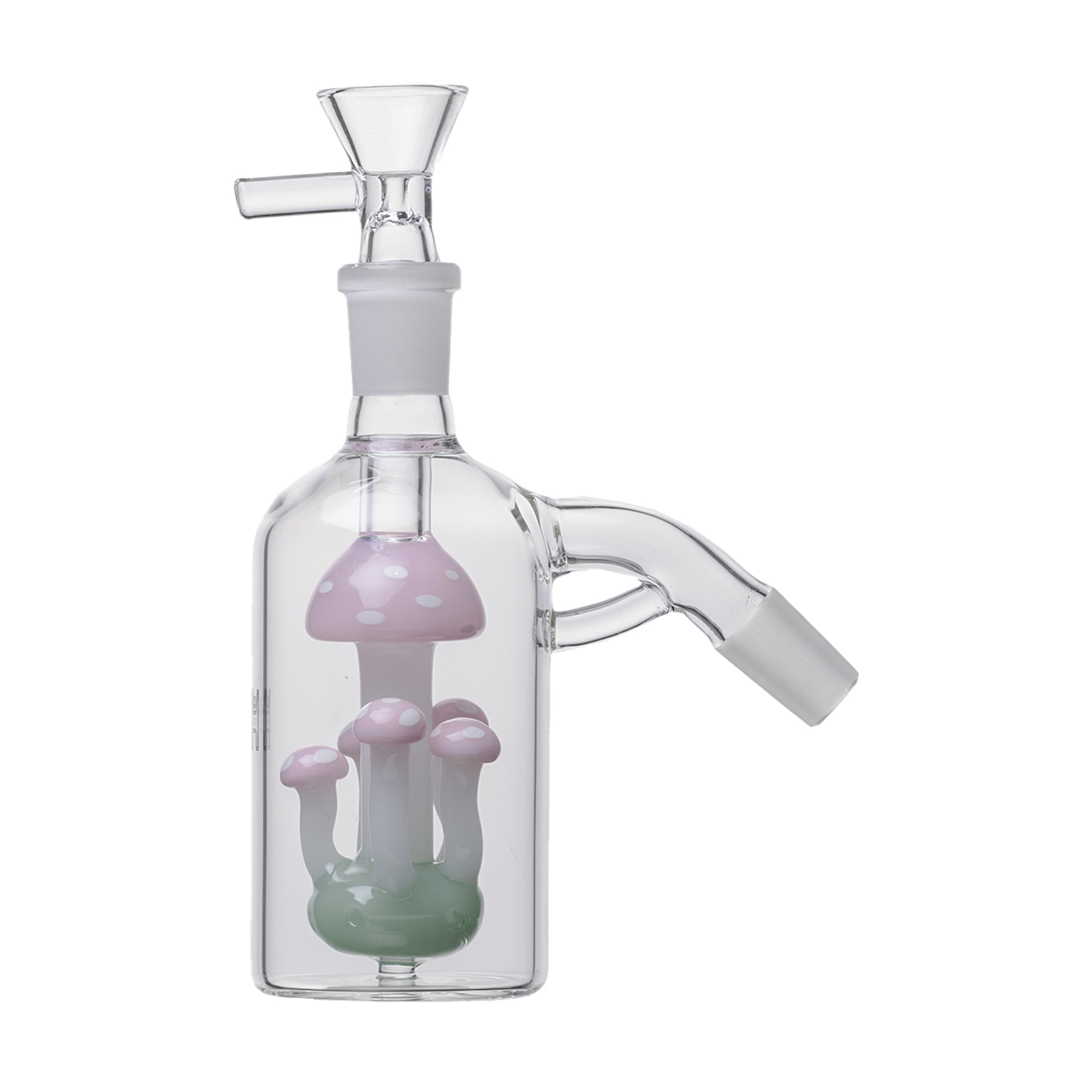 Human Grade The Shroom Glass Perc Ash Catcher - Discreet Smoker