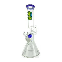 AFM Glass 12" Beaker Wave Water Pipe - Discreet Smoker