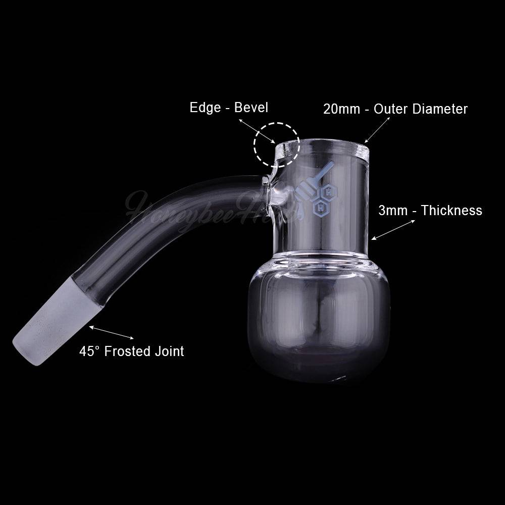 HONEY KETTLE QUARTZ BANGER - 45° DEGREE | YL - Discreet Smoker