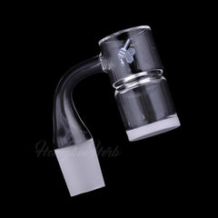 HONEY & MILK BEVEL SPLASH BUCKET QUARTZ BANGER - 90° DEGREE | YL - Discreet Smoker