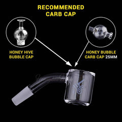 ORIGINAL BEVEL QUARTZ BANGER - 45° DEGREE | YL - Discreet Smoker