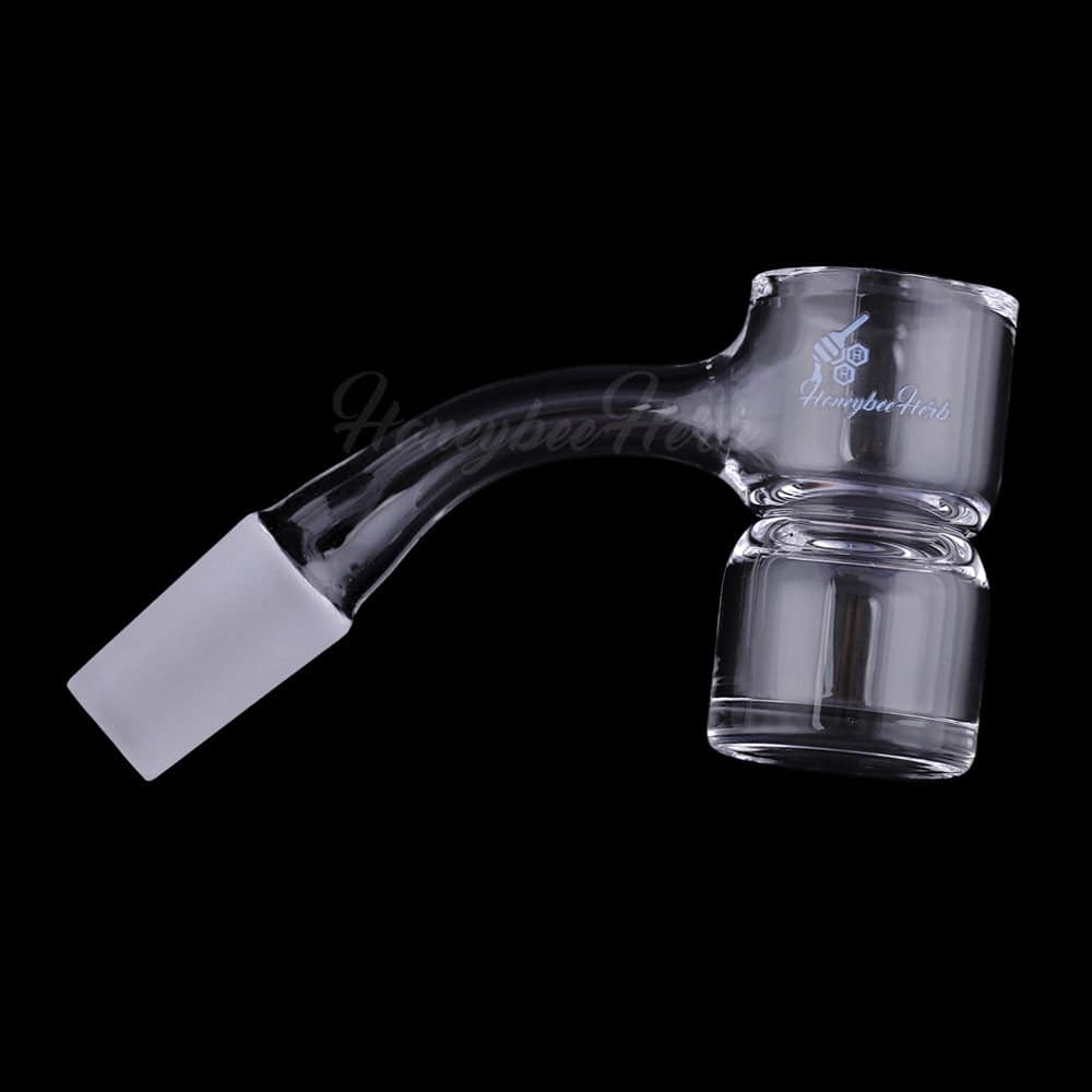 HONEY BEVEL SPLASH BUCKET QUARTZ BANGER - 45° DEGREE | BL - Discreet Smoker