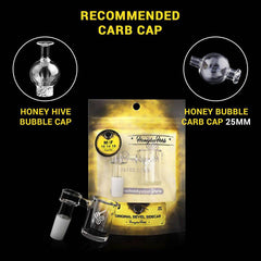 ORIGINAL BEVEL SIDECAR QUARTZ BANGER - 90° DEGREE | YL - Discreet Smoker