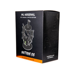 MJ Arsenal Nocturne Mini Glass Dab Rig Halloween Limited Edition - Discreet Smoker