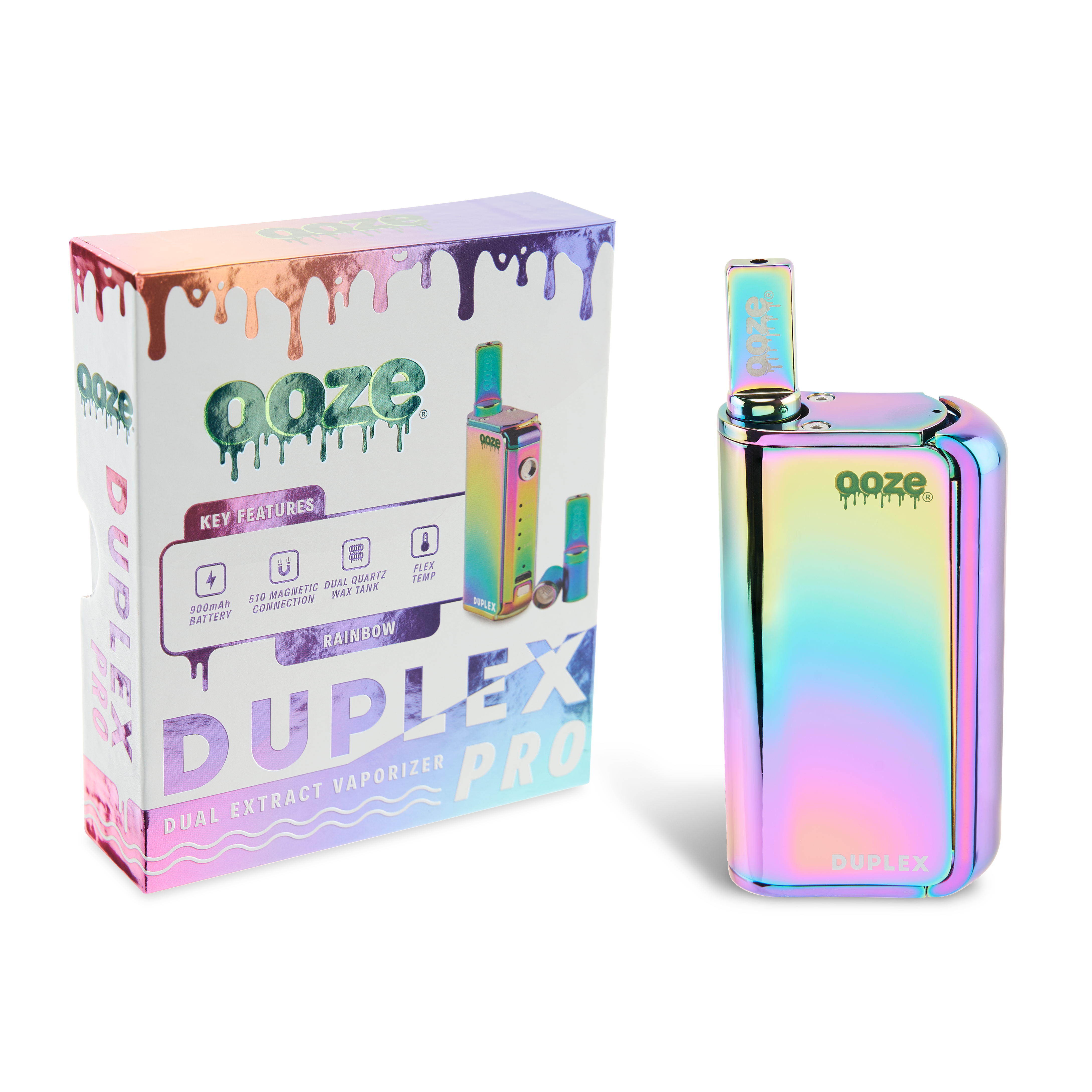 Ooze Duplex Pro – 900 mAh – Cartridge & Wax Vaporizer - Discreet Smoker