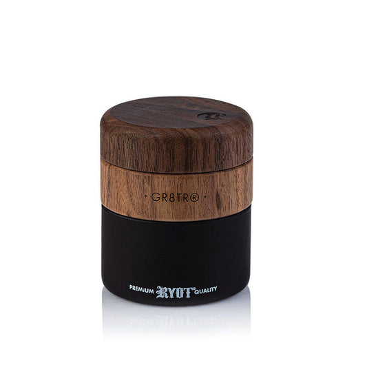 WOOD GR8TR WITH JAR BODY - Discreet Smoker