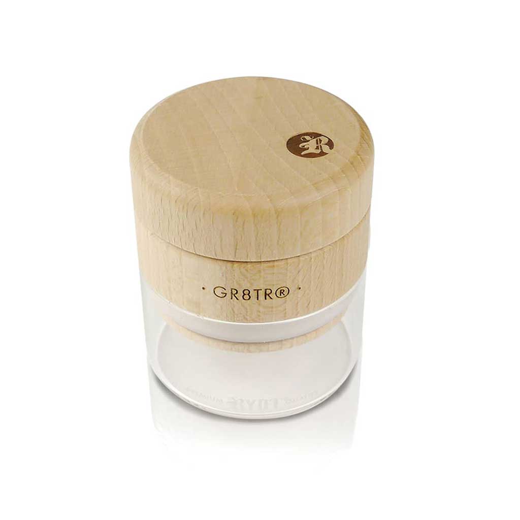 WOOD GR8TR WITH JAR BODY - Discreet Smoker
