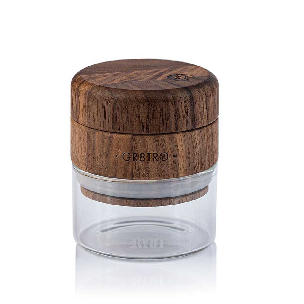 WOOD GR8TR WITH JAR BODY - Discreet Smoker