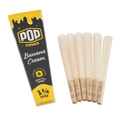 Pop Cones 1 ¼ Size 6pk Pre-Rolled Cones with Flavor Tip - Mixed Bundle 4PK - Discreet Smoker