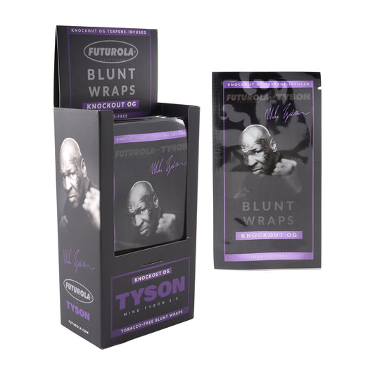 Futurola x Tyson 2.0 Terpene-Infused Blunt Wraps – 12ct - Discreet Smoker