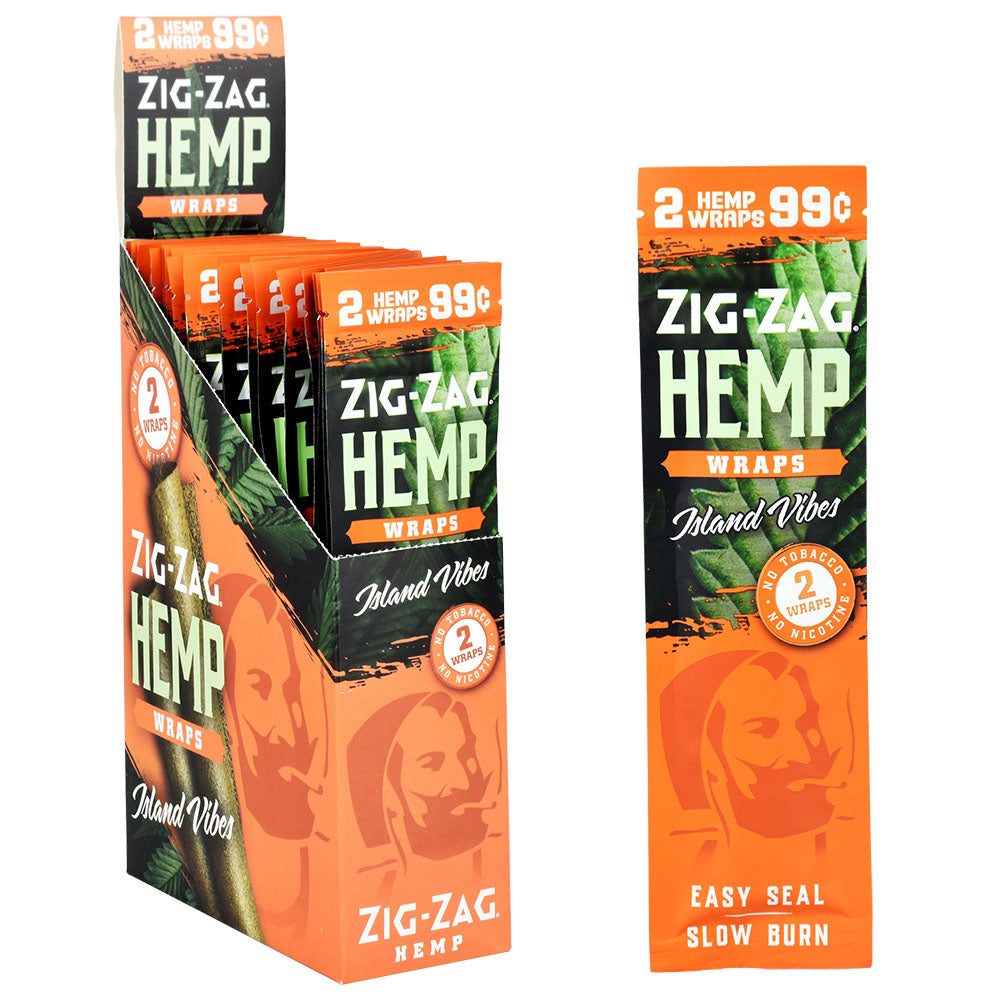Zig Zag Hemp Wraps - 2pk - Discreet Smoker