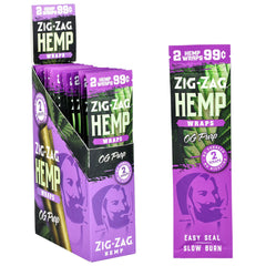 Zig Zag Hemp Wraps - 2pk - Discreet Smoker