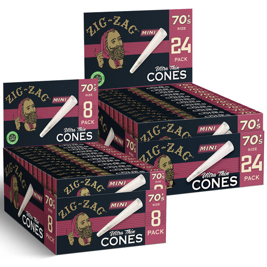 Zig Zag Ultra Thin Mini Cones Display | 70mm