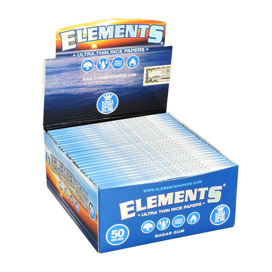 Elements Rice Rolling Papers - Kingsize Slim - Discreet Smoker