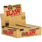 50CT DISPLAY - RAW Classic Double Wide Rolling Papers - 34pc