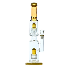 StormRock 16" Double Showerhead Ice Bong - Discreet Smoker