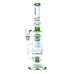 Sequoia 16" Rock Glass Dual Tree Perc Bong - Discreet Smoker
