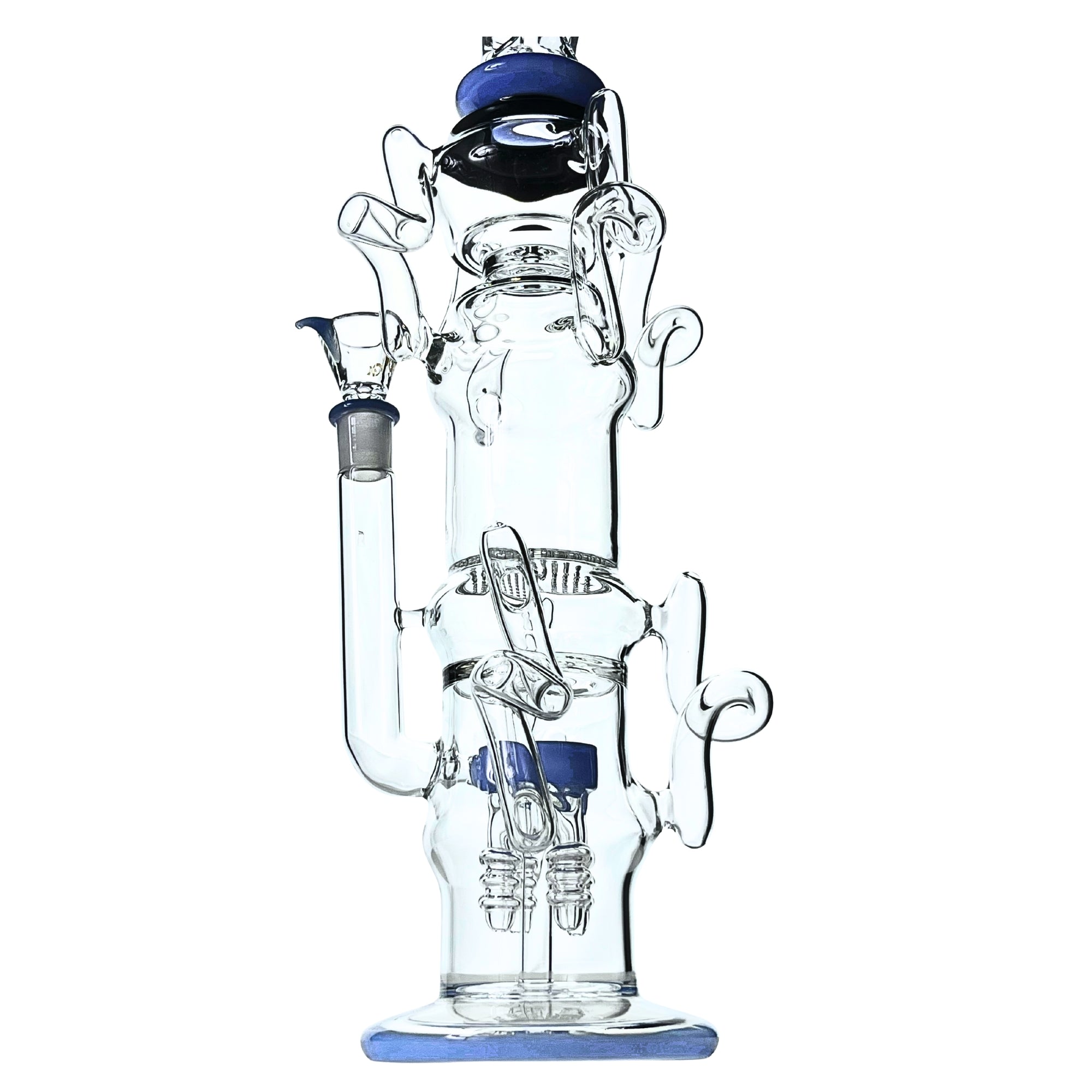 The 20" Rock Titan Multi-Perc Bong - Discreet Smoker