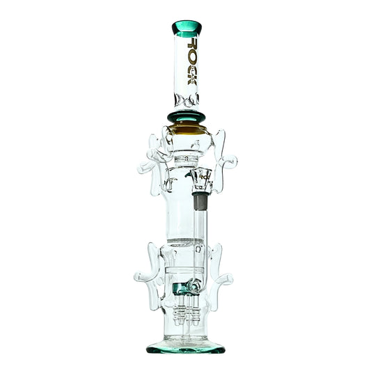 The 20" Rock Titan Multi-Perc Bong - Discreet Smoker
