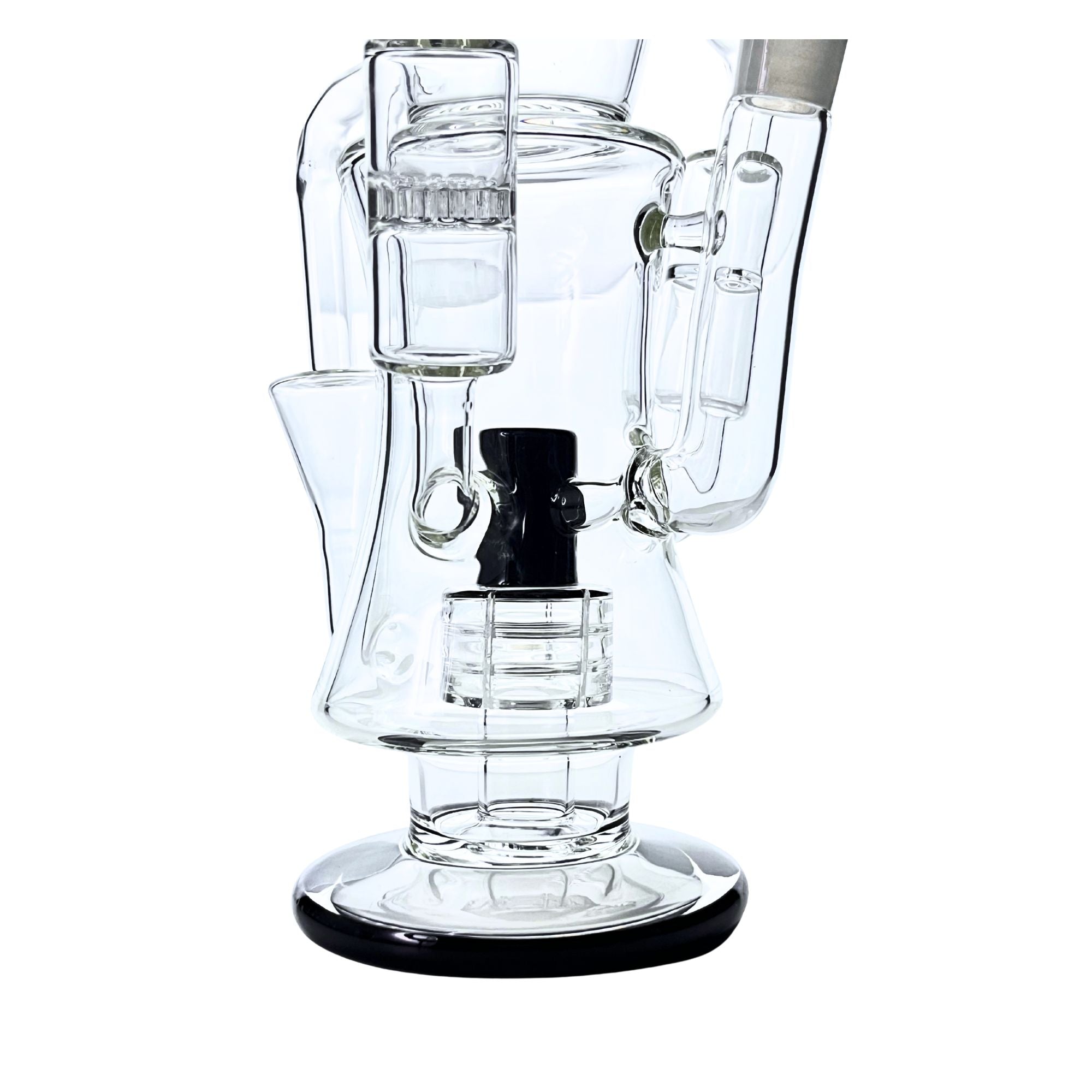 Quantum 16" Rock Glass Stereo Recycler Bong - Discreet Smoker