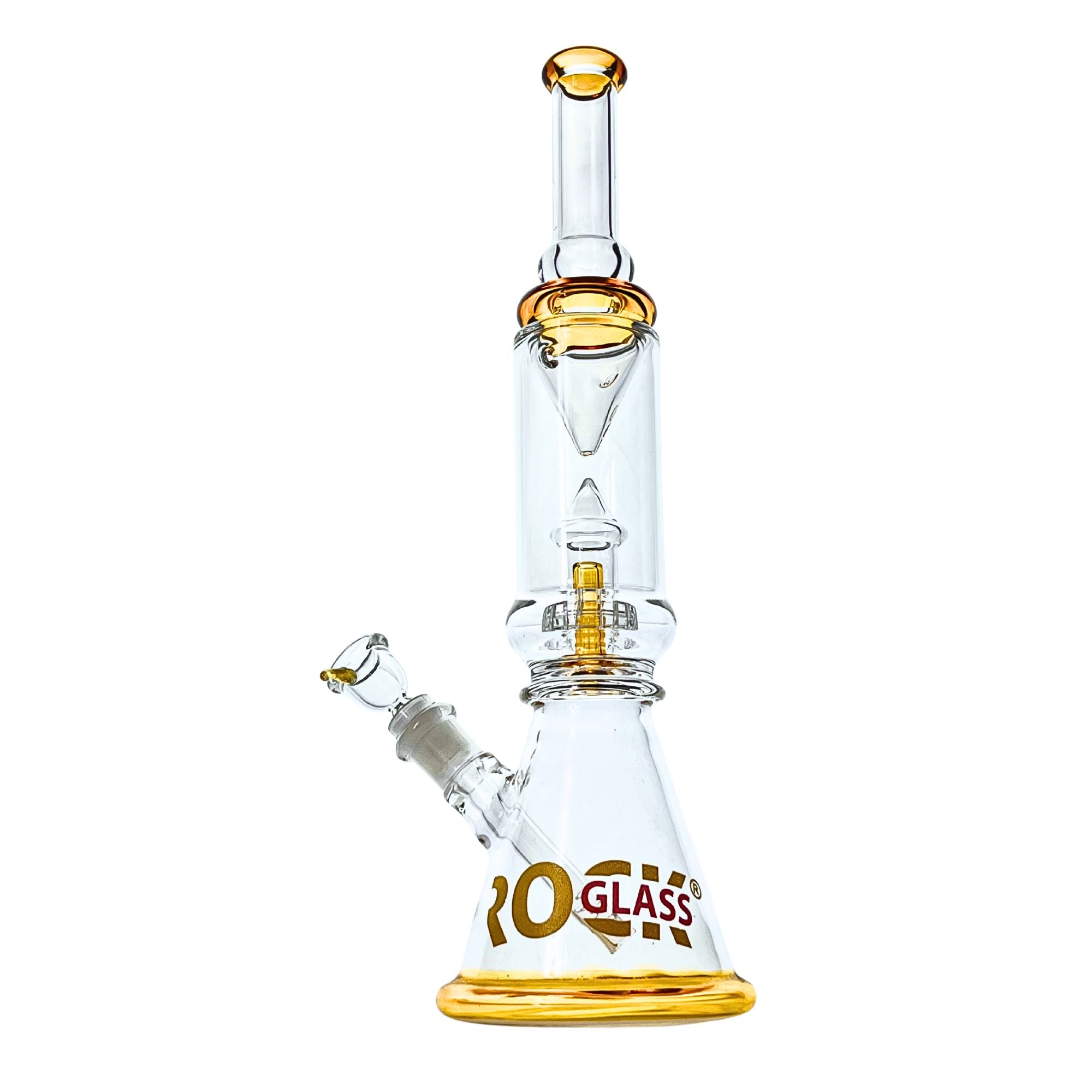 Ascension 16" Rock Glass Beaker Bong - Discreet Smoker