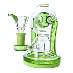 Emerald Orbit 10” Rock Glass Bong - Discreet Smoker