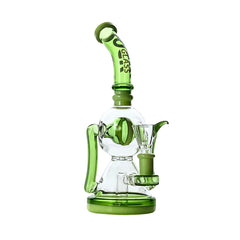 Emerald Orbit 10” Rock Glass Bong - Discreet Smoker