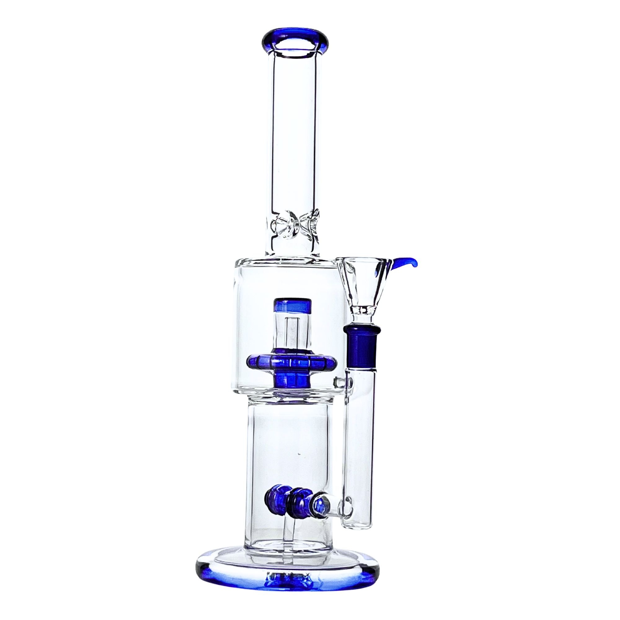Twin-Pulse 12" Dual-Stage Percolator Bong - Discreet Smoker