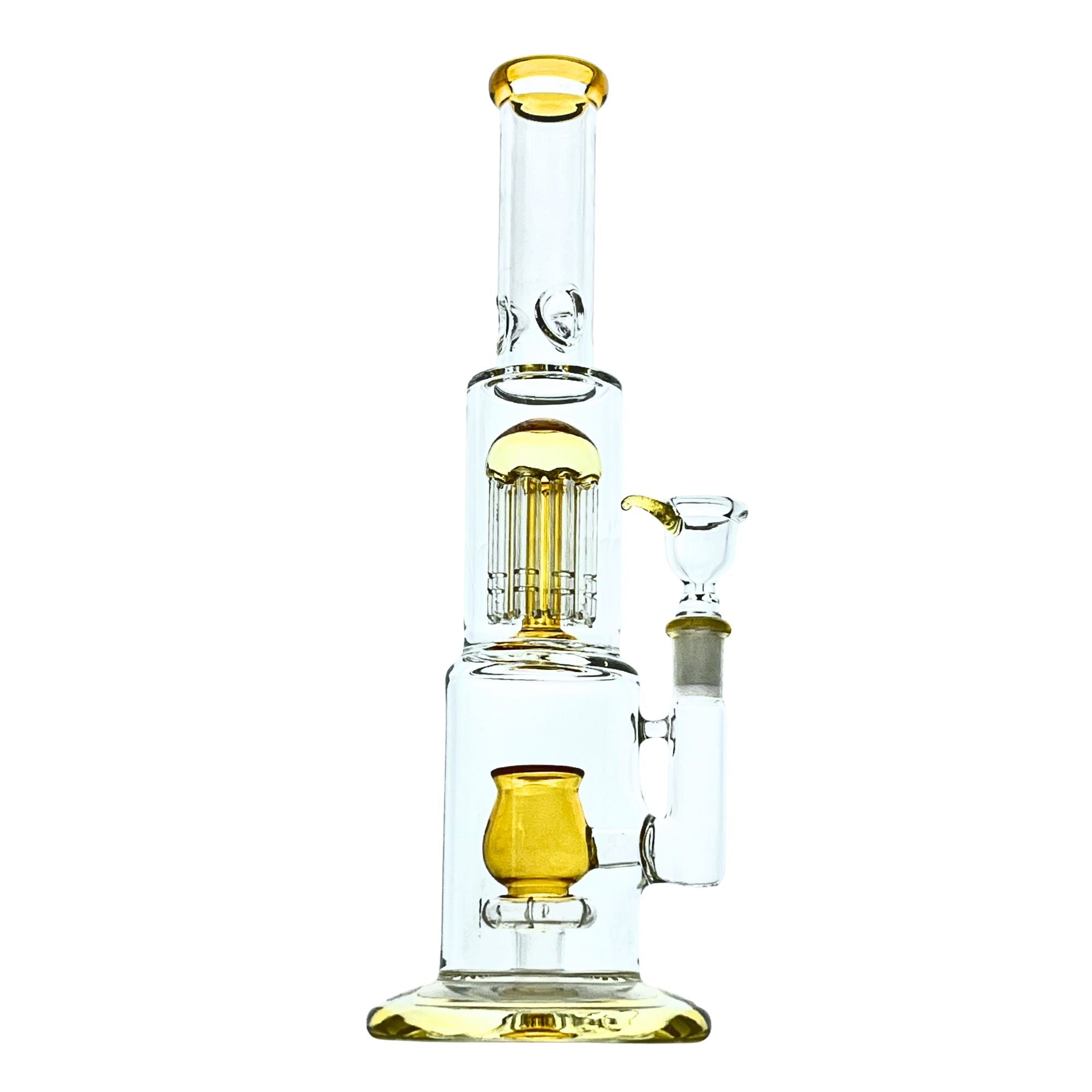 PulseRock 12" Triple-Stage Ice Bong - Discreet Smoker