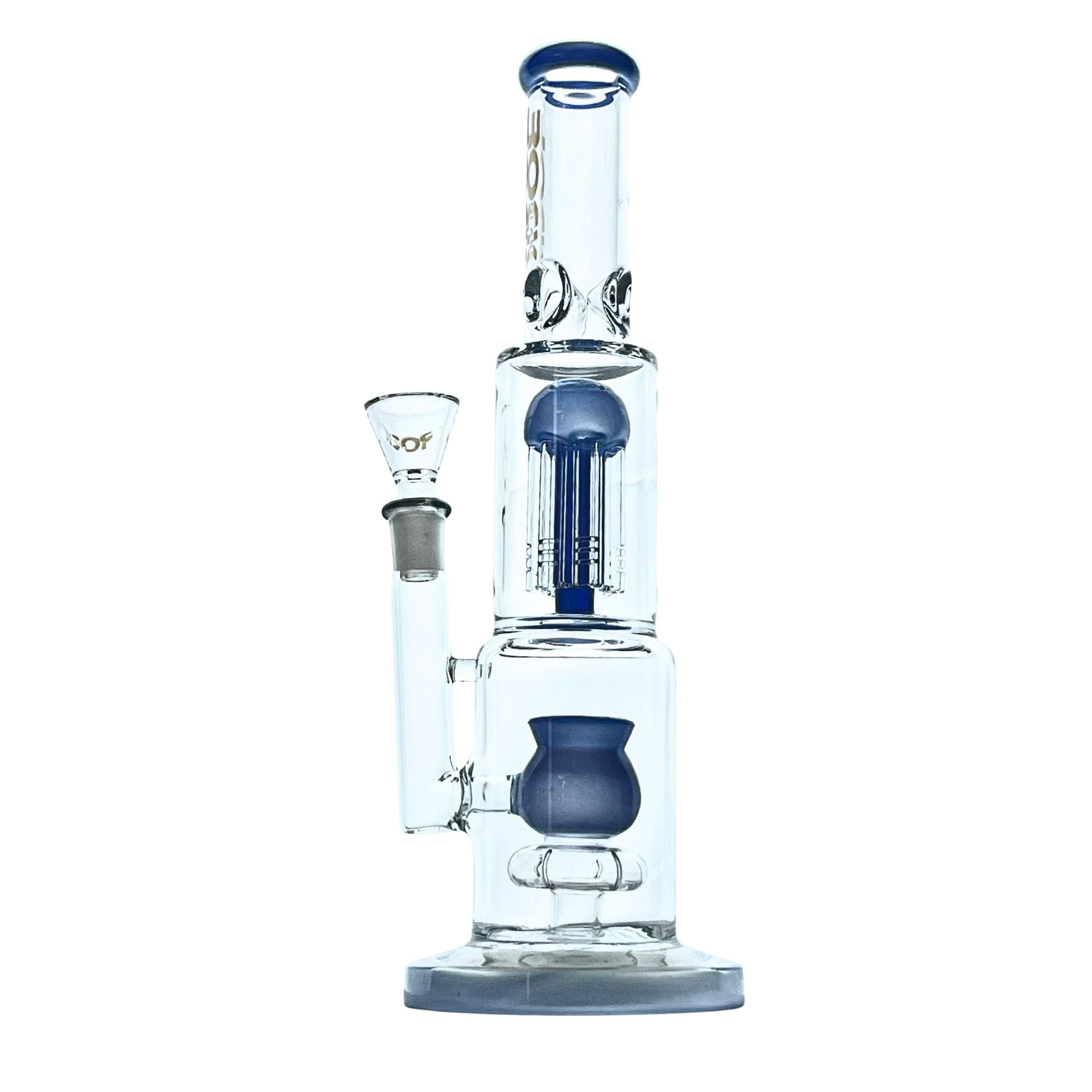PulseRock 12" Triple-Stage Ice Bong - Discreet Smoker