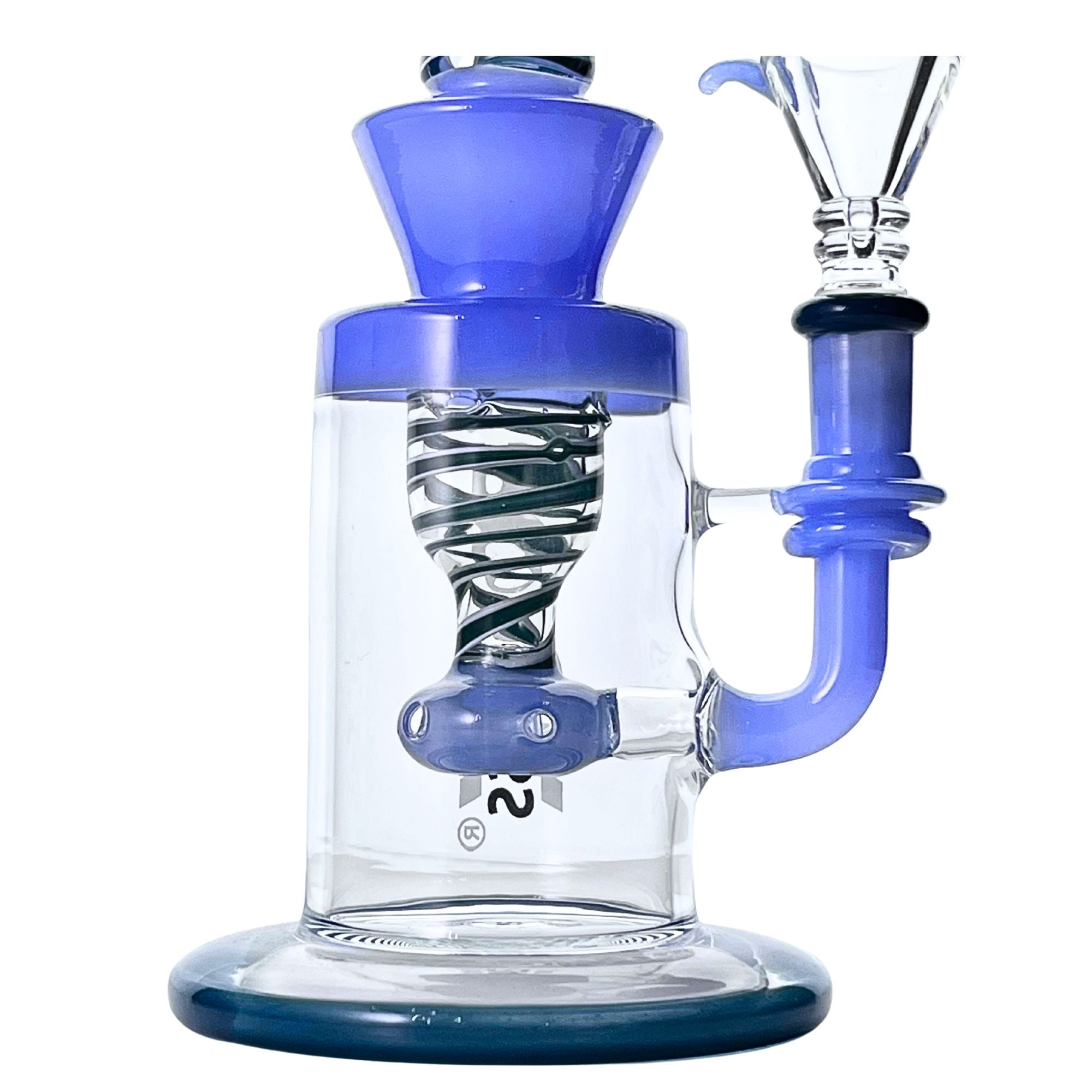 Cascade Swirl Rock Glass 10” Bong - Discreet Smoker