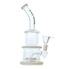 Double Stack Dual-Chamber 10" Bong - Discreet Smoker