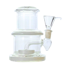 Double Stack Dual-Chamber 10" Bong - Discreet Smoker