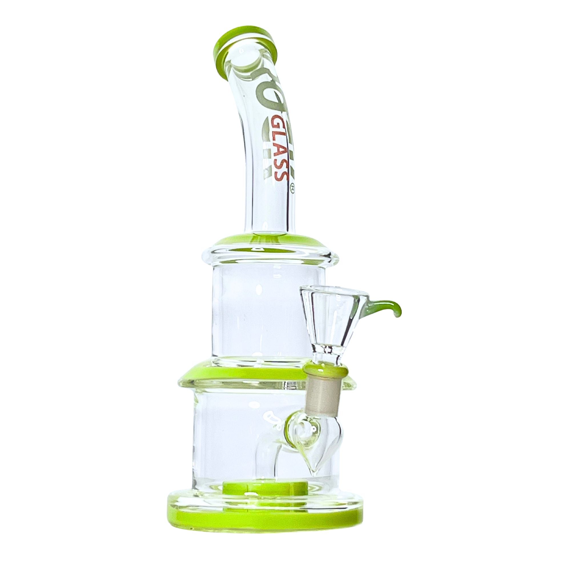 Double Stack Dual-Chamber 10" Bong - Discreet Smoker