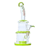 Double Stack Dual-Chamber 10" Bong - Discreet Smoker