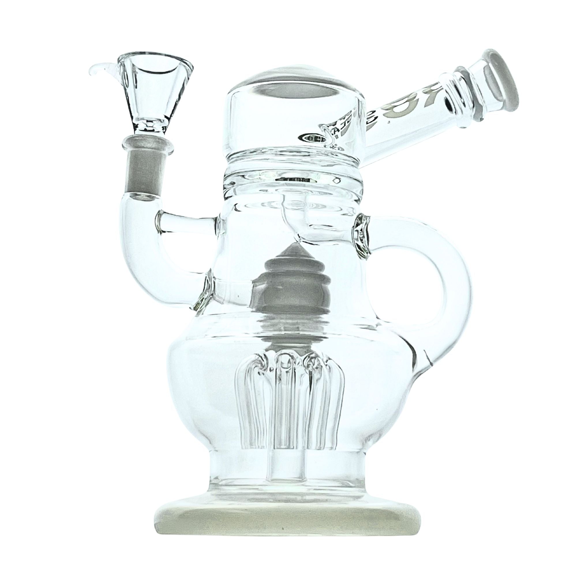 Rock Glass 10" Hydra-Tower - Discreet Smoker