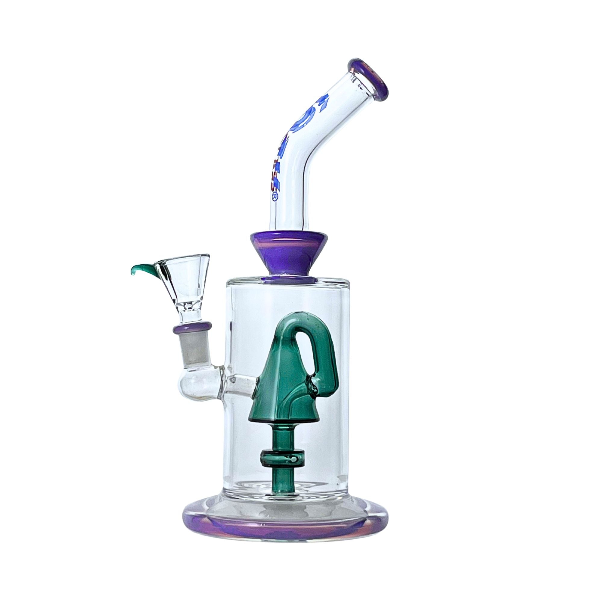 Crystal Rock Recliner 10″ Bent-Neck Bong - Discreet Smoker