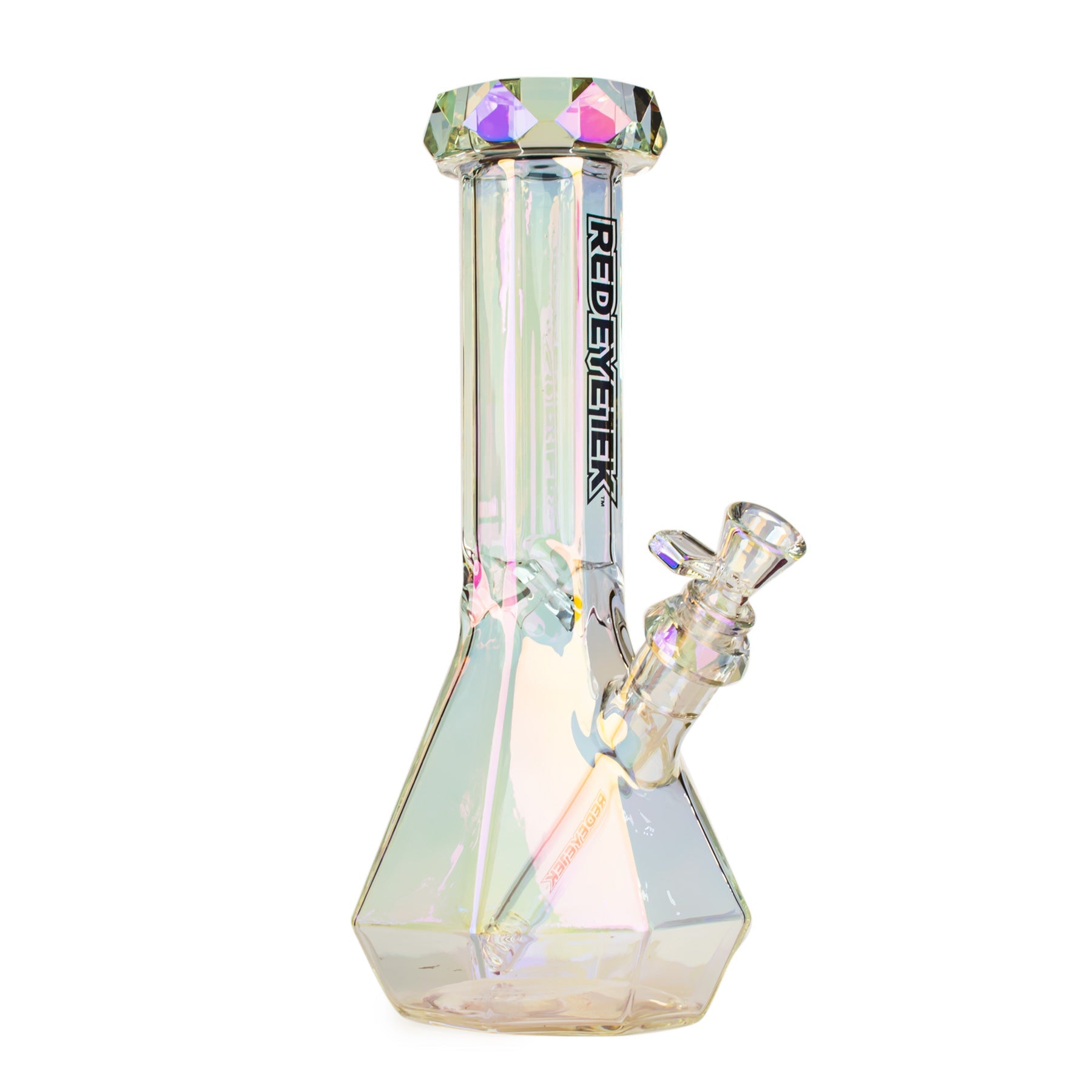 Red Eye Tek 12" Orion Beaker Base Glass Water Pipe - Discreet Smoker