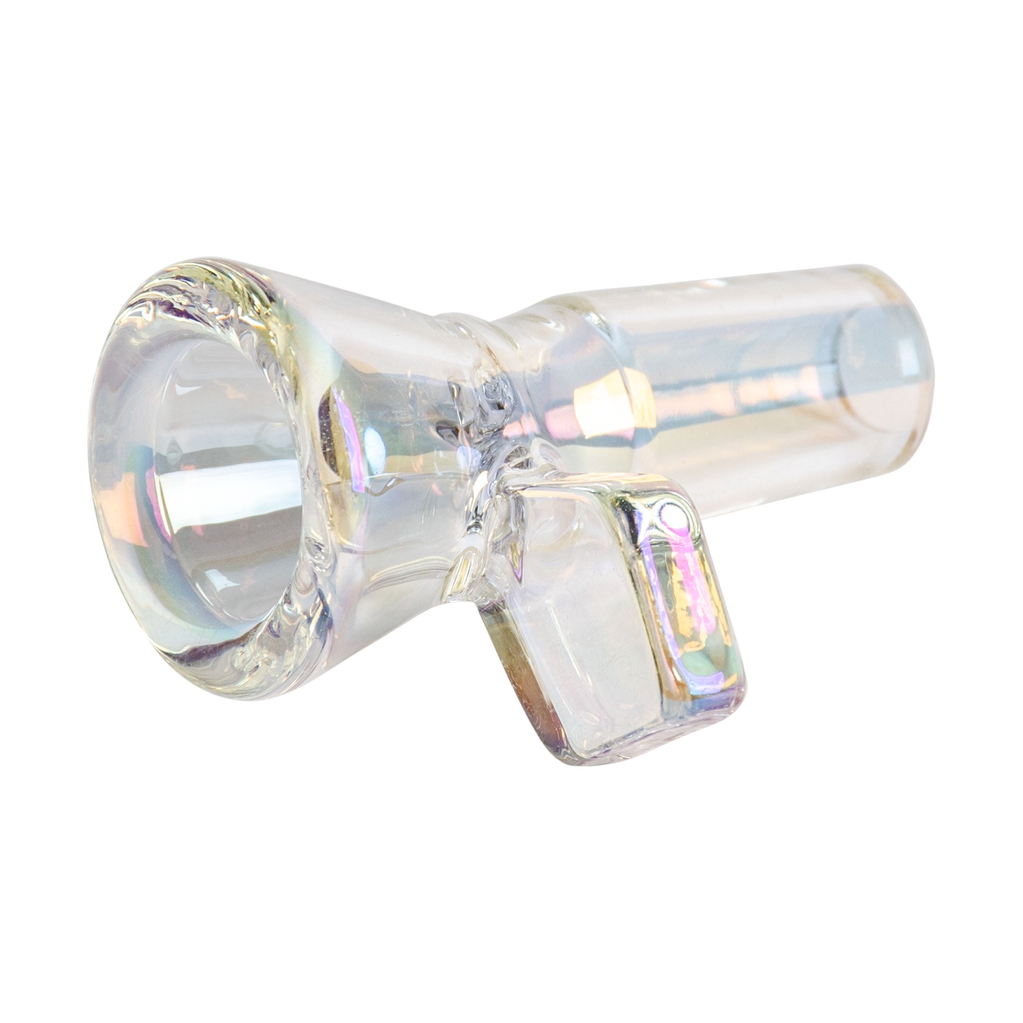 Red Eye Glass 14mm Metallic Terminator Bowl - Discreet Smoker