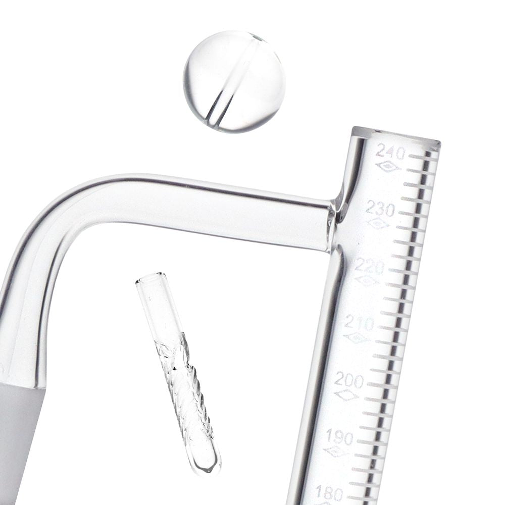 Uber Tall Terp Slurper Quartz Banger Kit - 10" / 90D / 14mm M - Discreet Smoker