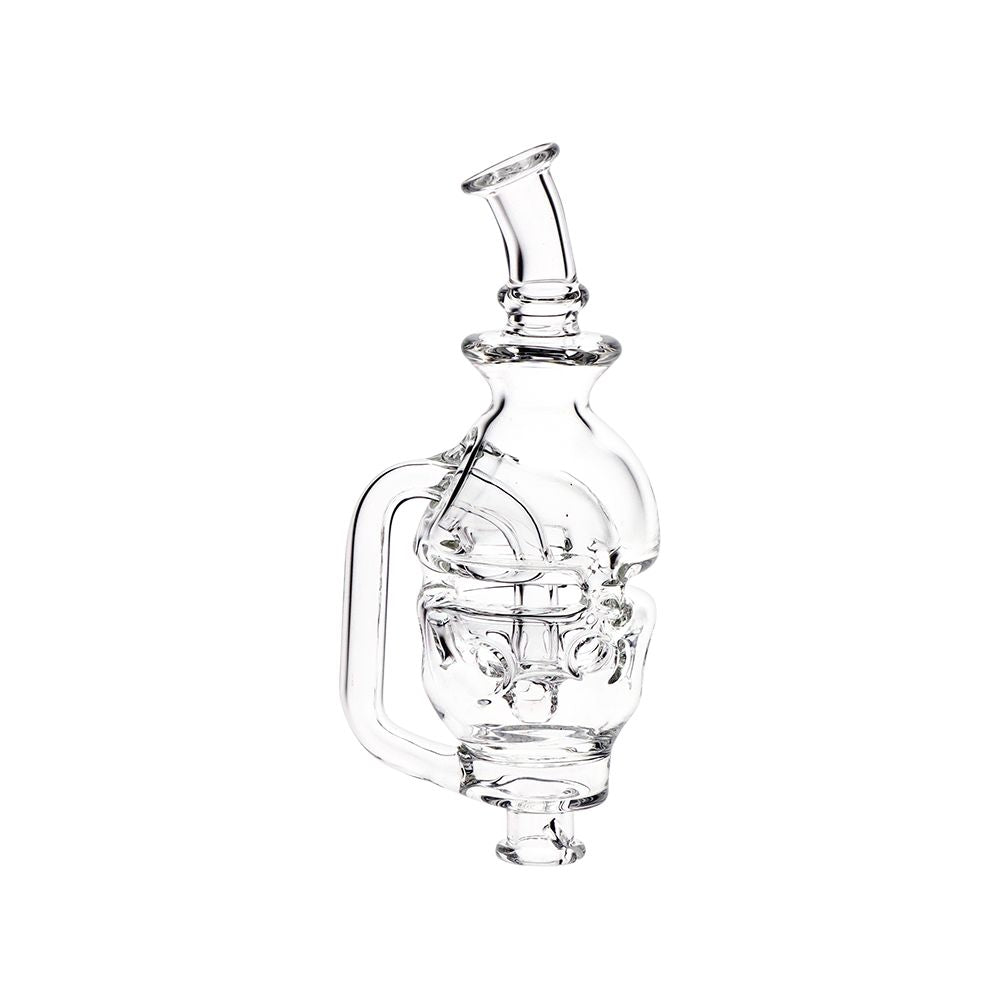 Pulsar Fab Egg Bubbler Glass Mouthpiece Attachment for Puffco Pivot - 5" / Clear - Discreet Smoker