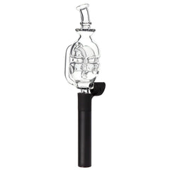 Pulsar Fab Egg Bubbler Glass Mouthpiece Attachment for Puffco Pivot - 5" / Clear - Discreet Smoker