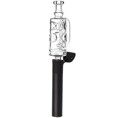 Pulsar Incycler Bubbler Glass Mouthpiece Attachment for Puffco Pivot - 4.3" / Clear - Discreet Smoker