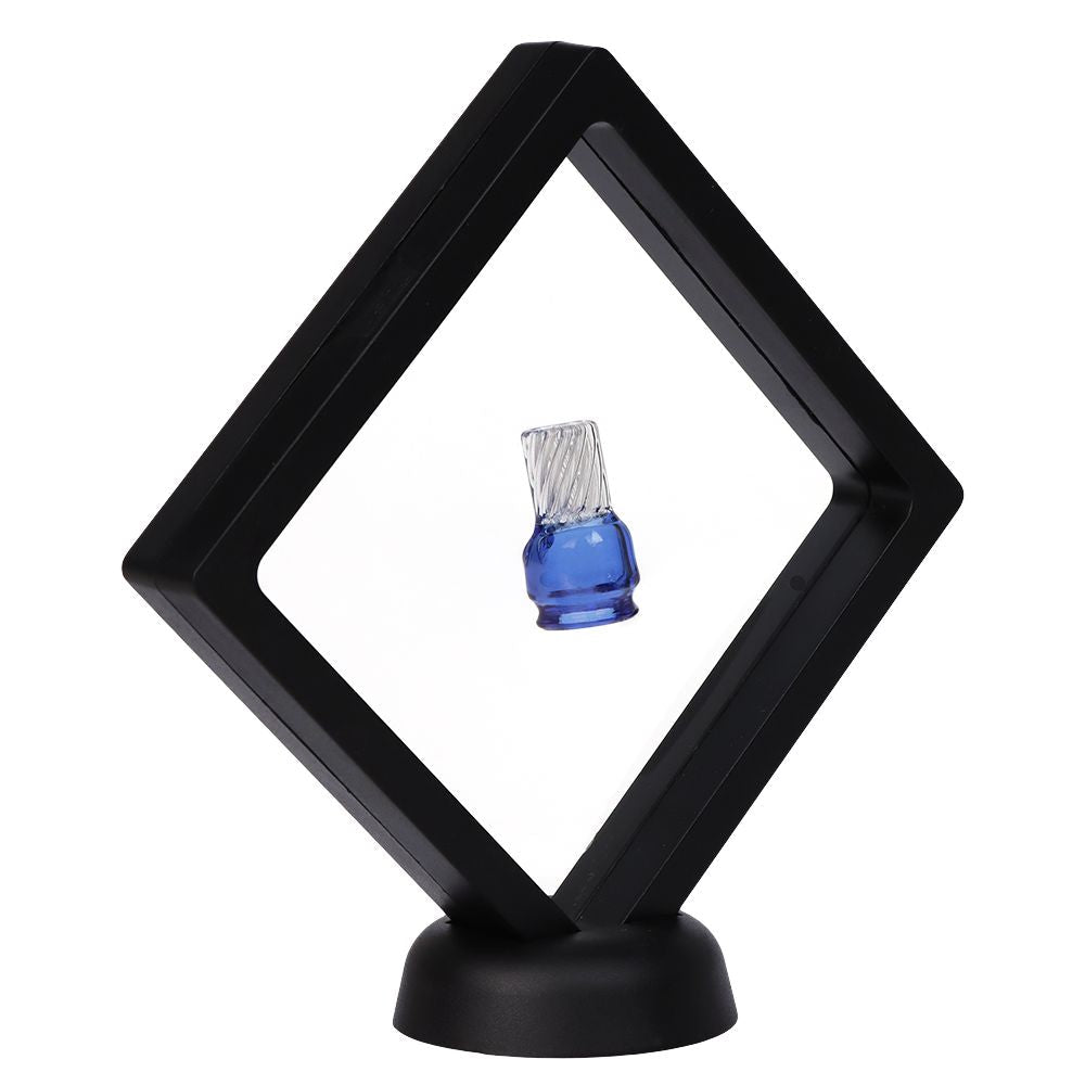 Pulsar Vortex Glass Mouthpiece Attachement for Puffco Pivot w/ Display Stand - Colors Vary - Discreet Smoker